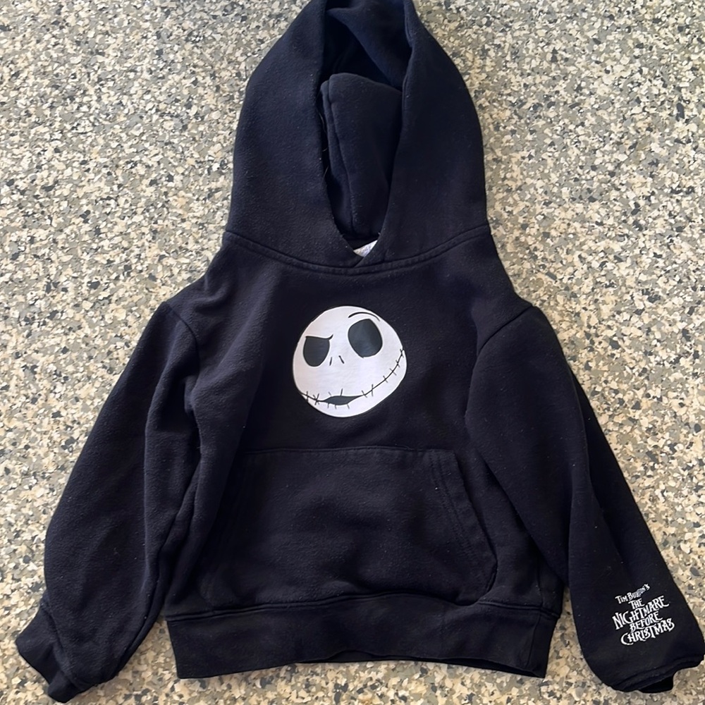 jack skeleton boys hoodie